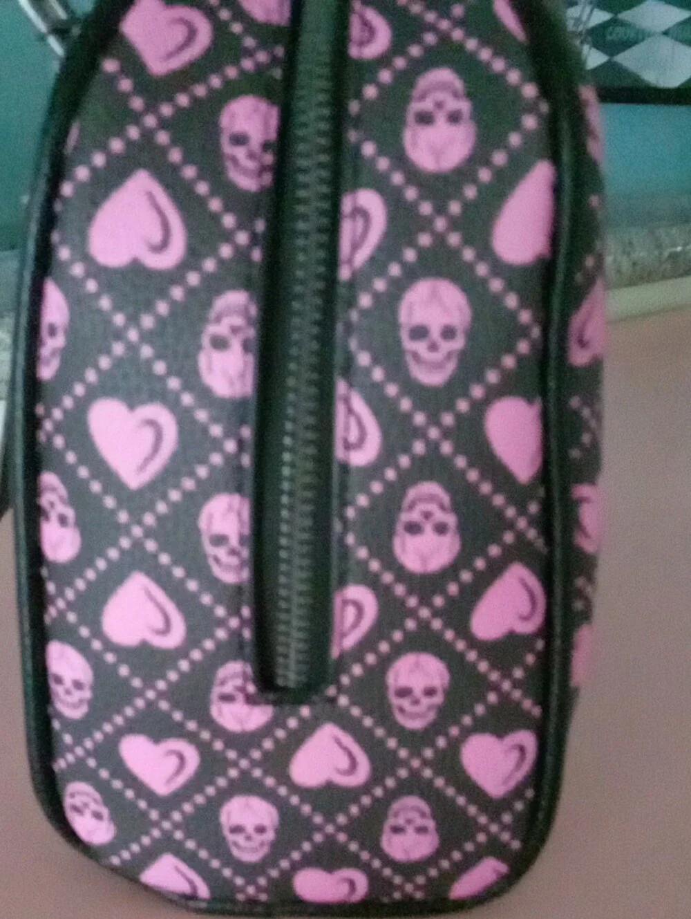 Pink Skull Ed Hardy Rhinestone Satchel NWTS
